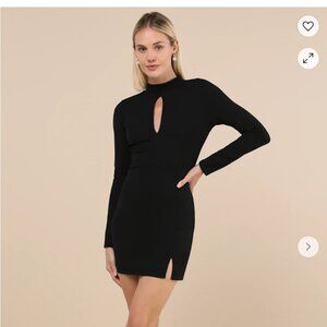 Black Backless Mini Dress (M)